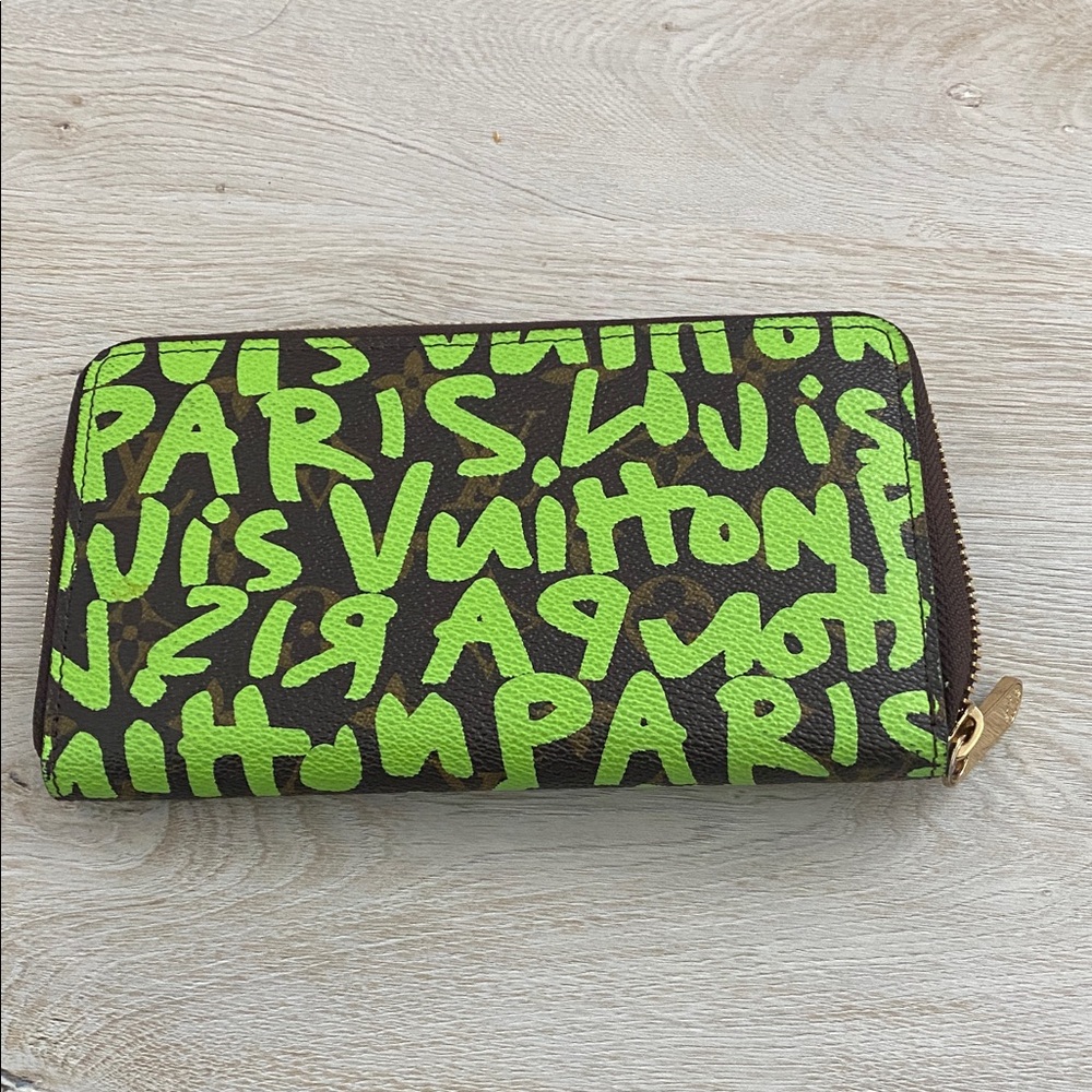 Copy Neon Green and Black Wallet